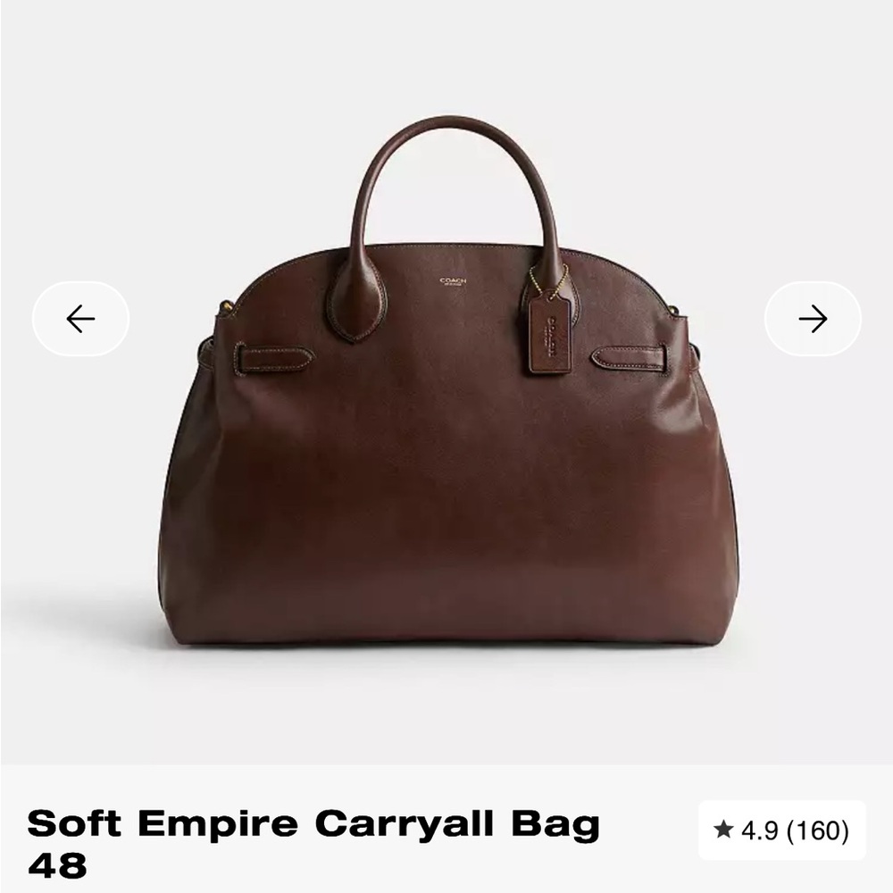 Coach Soft Empire 48 Maple Tote